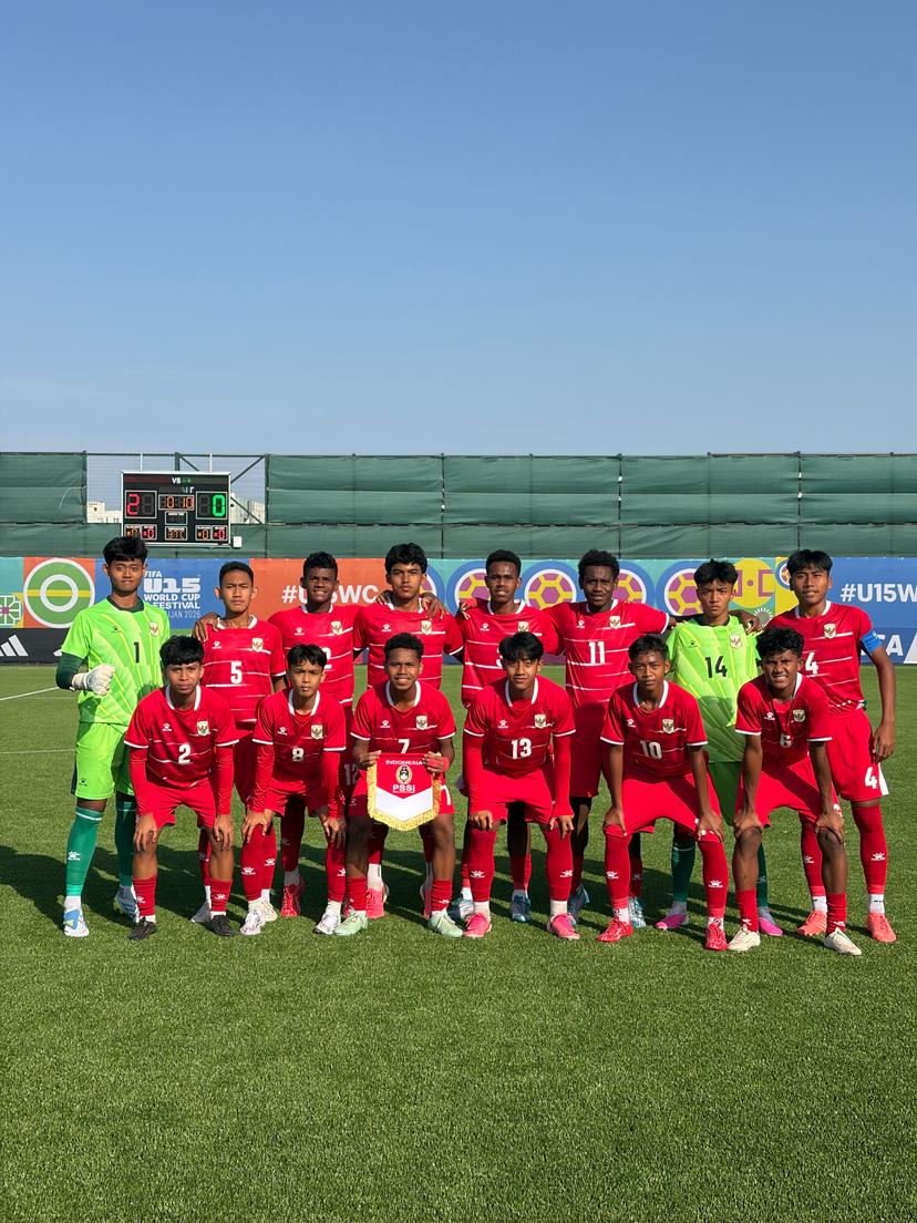 Timnas U-15 Buka FIFA U-15 World Cup and Festival dengan Kemenangan 1-7 atas Fiji
